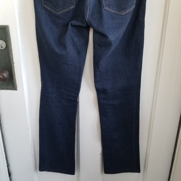Madewell Rail Straight Dark Wash Jeans, Sz 26 - Picture 10 of 14